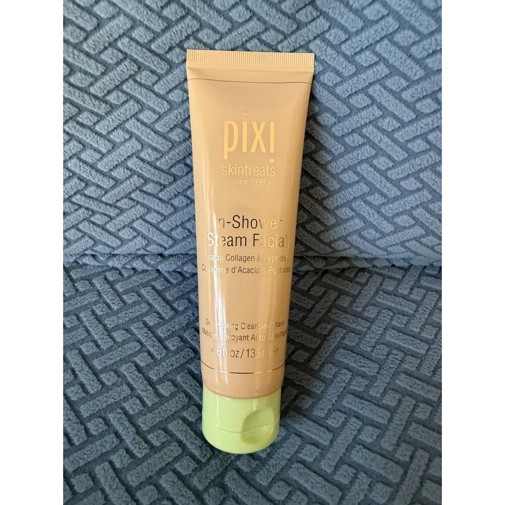 Pixi Skintreats In-Shower Steam Facial, Cleansing, Toning, Peptides 4.6 oz - NEW